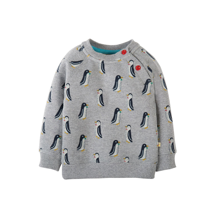 Frugi Baby Kids Penguin Dash Cosy Jumper