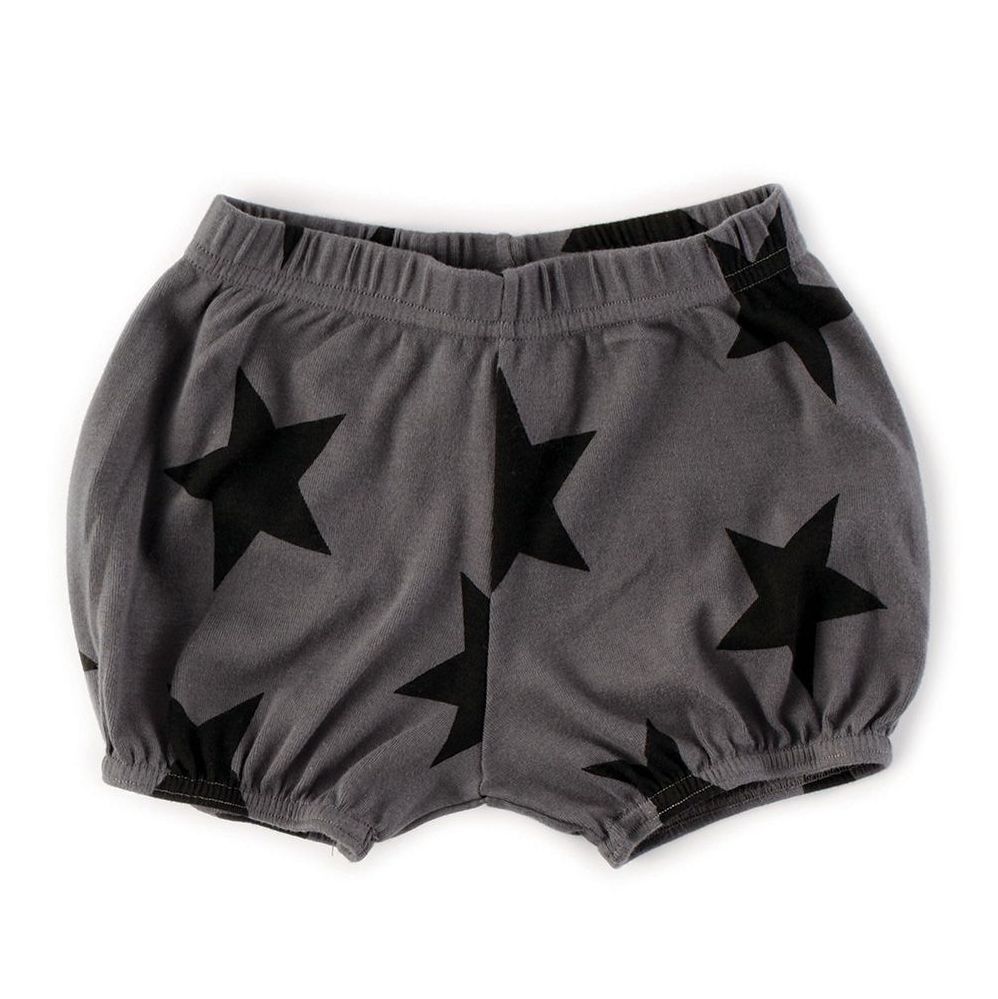 Nununu Kids STAR Yoga Shorts - Iron