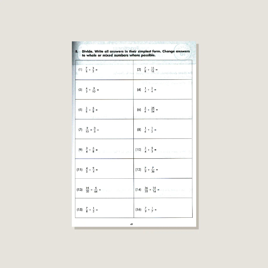 >Singapore Math Extra Practice U.S. Edition Grade 6