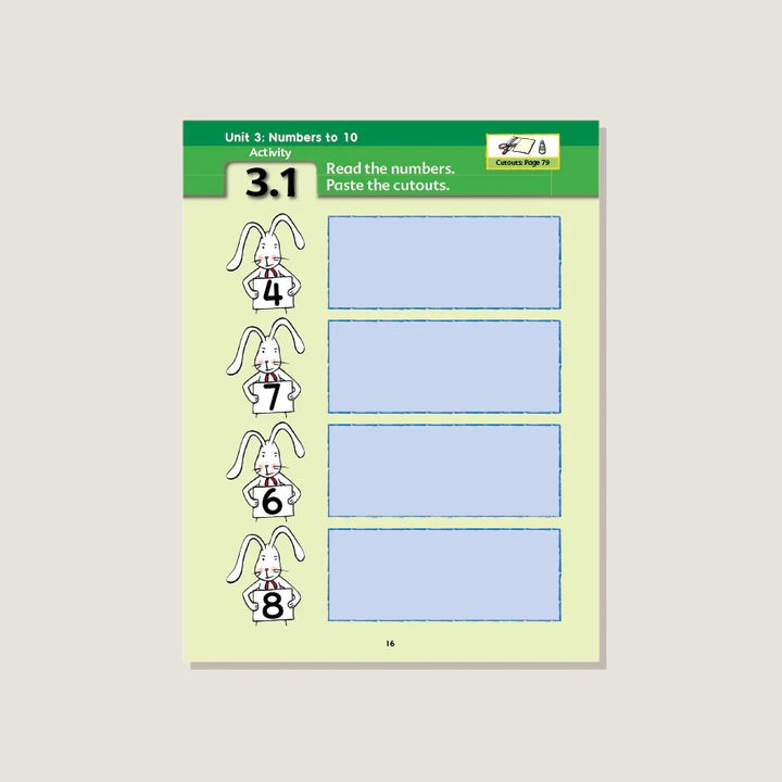 >Singapore Math Earlybird Kindergarten Common Core Edition Activity Book A