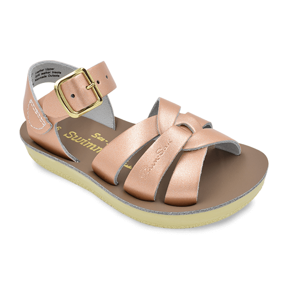 Salt Water by Hoy Kids Shoes Sun-San - Swimmer Sandal in Rose Gold