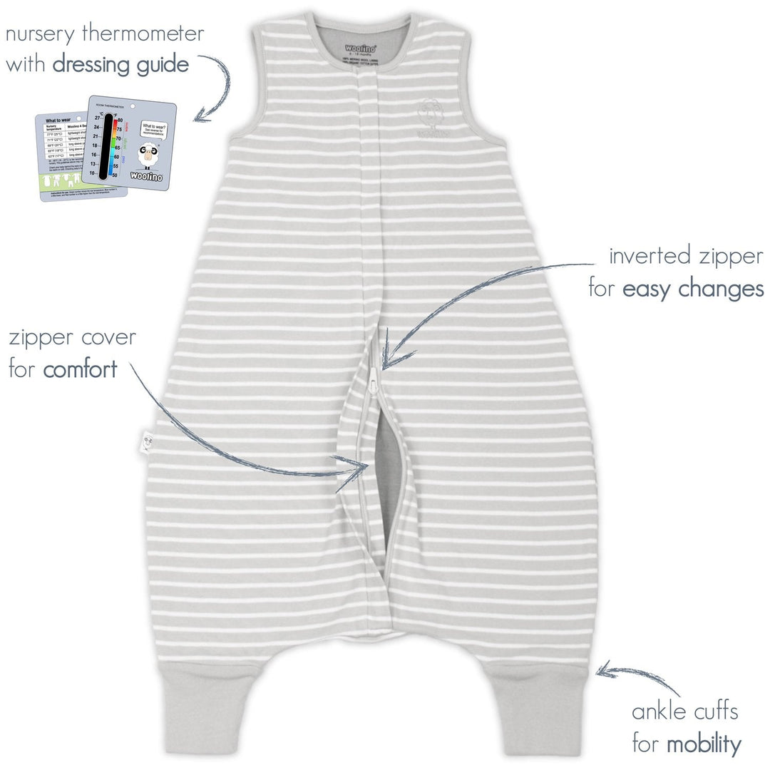 Woolino Merino Wool 4 Season Sleep Bag with FEET Opening - Night Sky