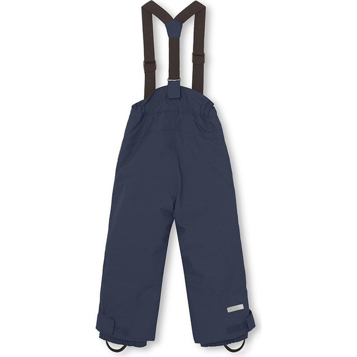 MINI A TURE Kids Witte Waterproof Snow Ski Pants - Blue Nights