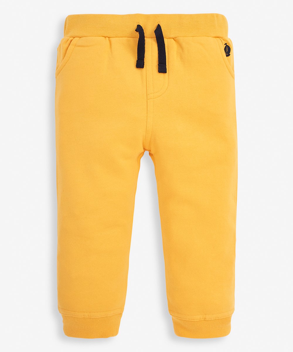 Jojo Maman Bebe 2-Pack Cargo Joggers in Blue+Mustard