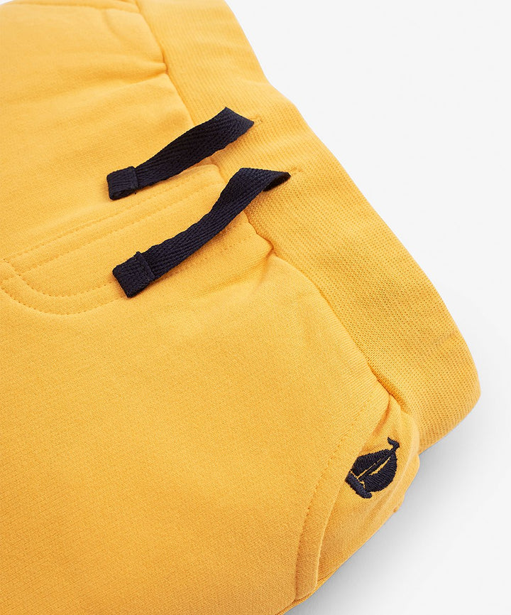 Jojo Maman Bebe 2-Pack Cargo Joggers in Blue+Mustard